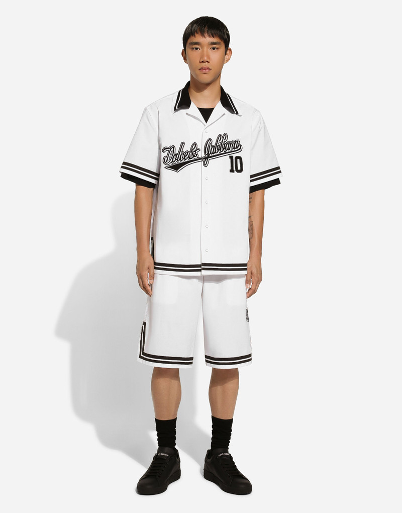 Dolce & Gabbana Cotton shorts with embroidered logo outlook