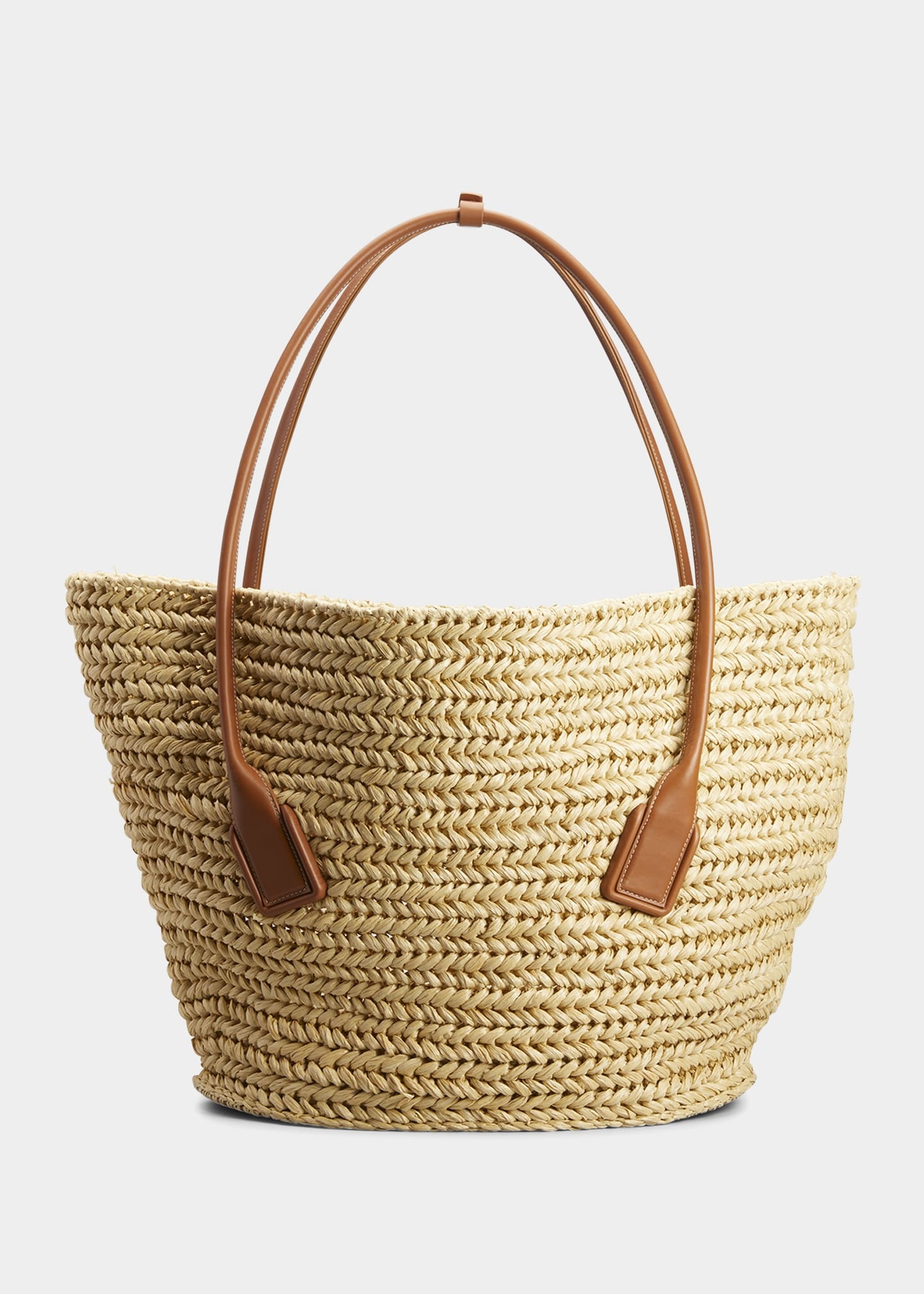 ショルダーバッグ・ポシェット Bottega Veneta Arco Medium Raffia Crochet Shoulder Bag bg_4527537_100296_m