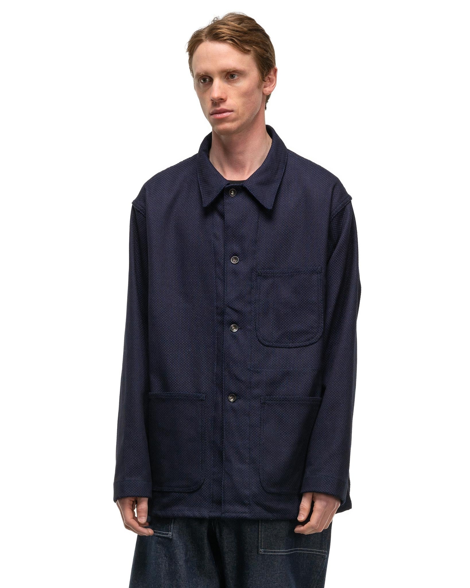 Engineered Garments WAISTPACK 紺　ネイビー Engineered Garments Utility Jacket Dark Navy Cotton Heavy