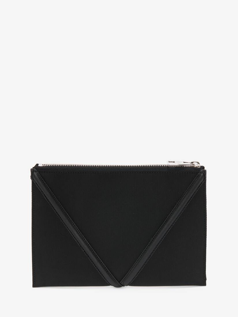 The Harness Small Zip Pouch in Black - 3