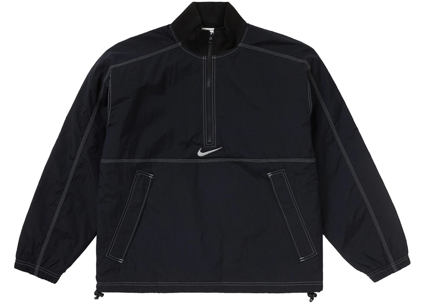 Supreme Nike Ripstop Pullover Black - 2