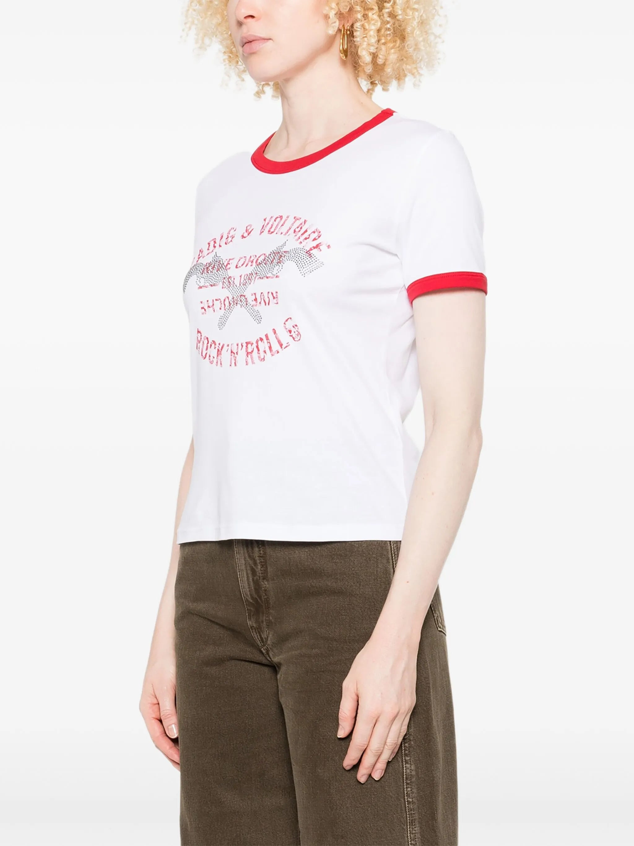 Zadig & Voltaire Rhinestone-embellished T-shirt - 5