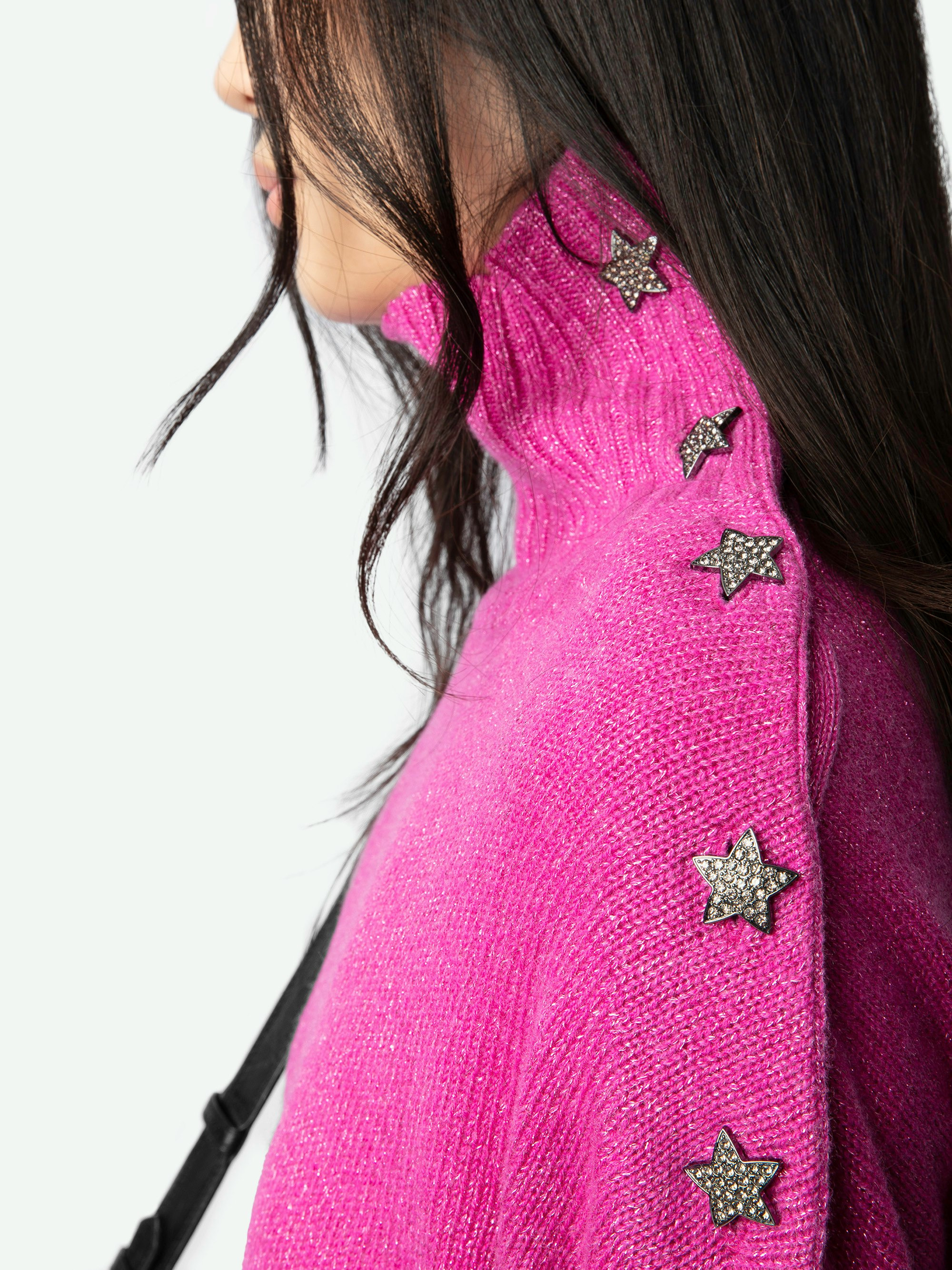 Alma Jewelled Cashmere Sweater - 6