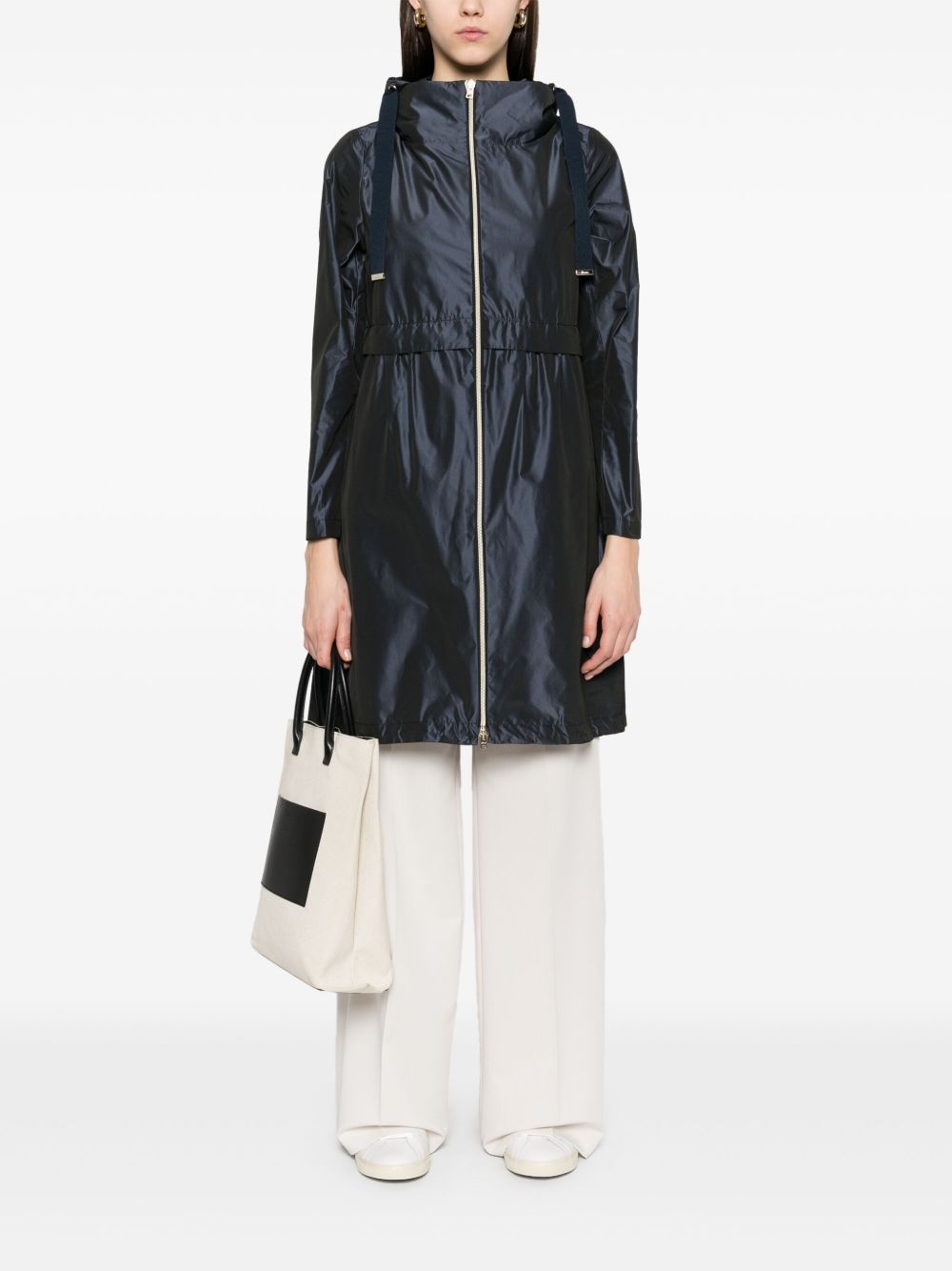hooded raincoat - 2