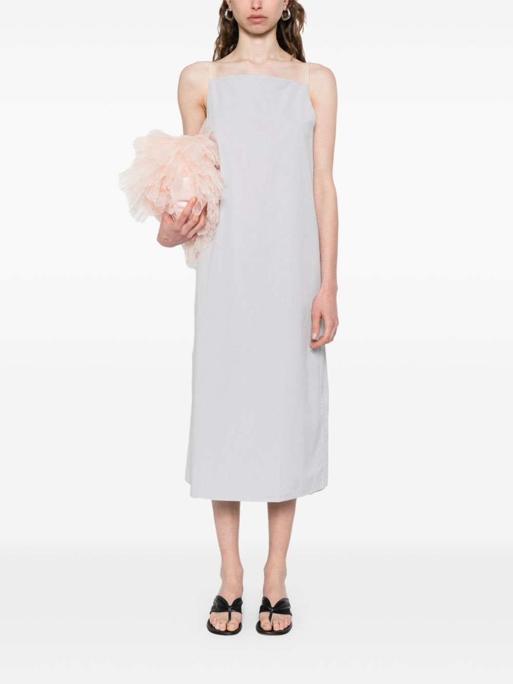 slip-style midi dress - 2