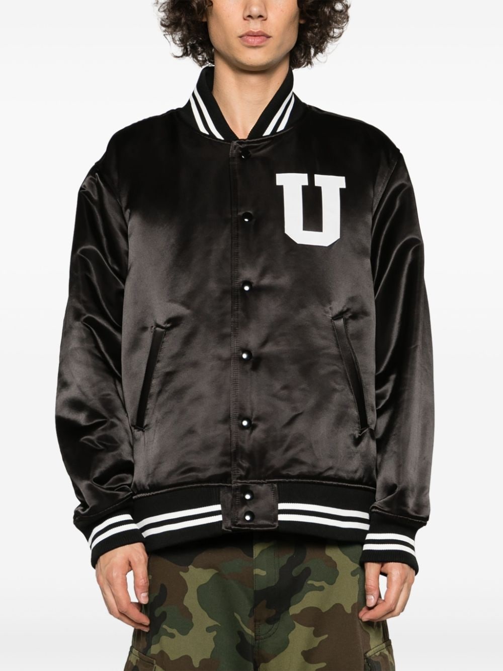 graphic-print bomber jacket - 3