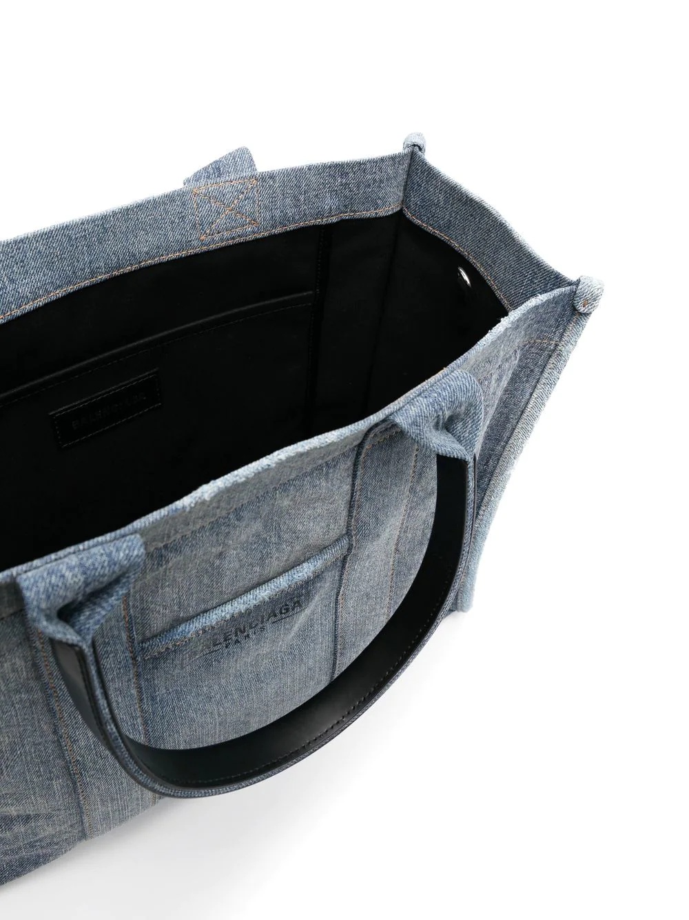 Hardware denim belt bag - 6