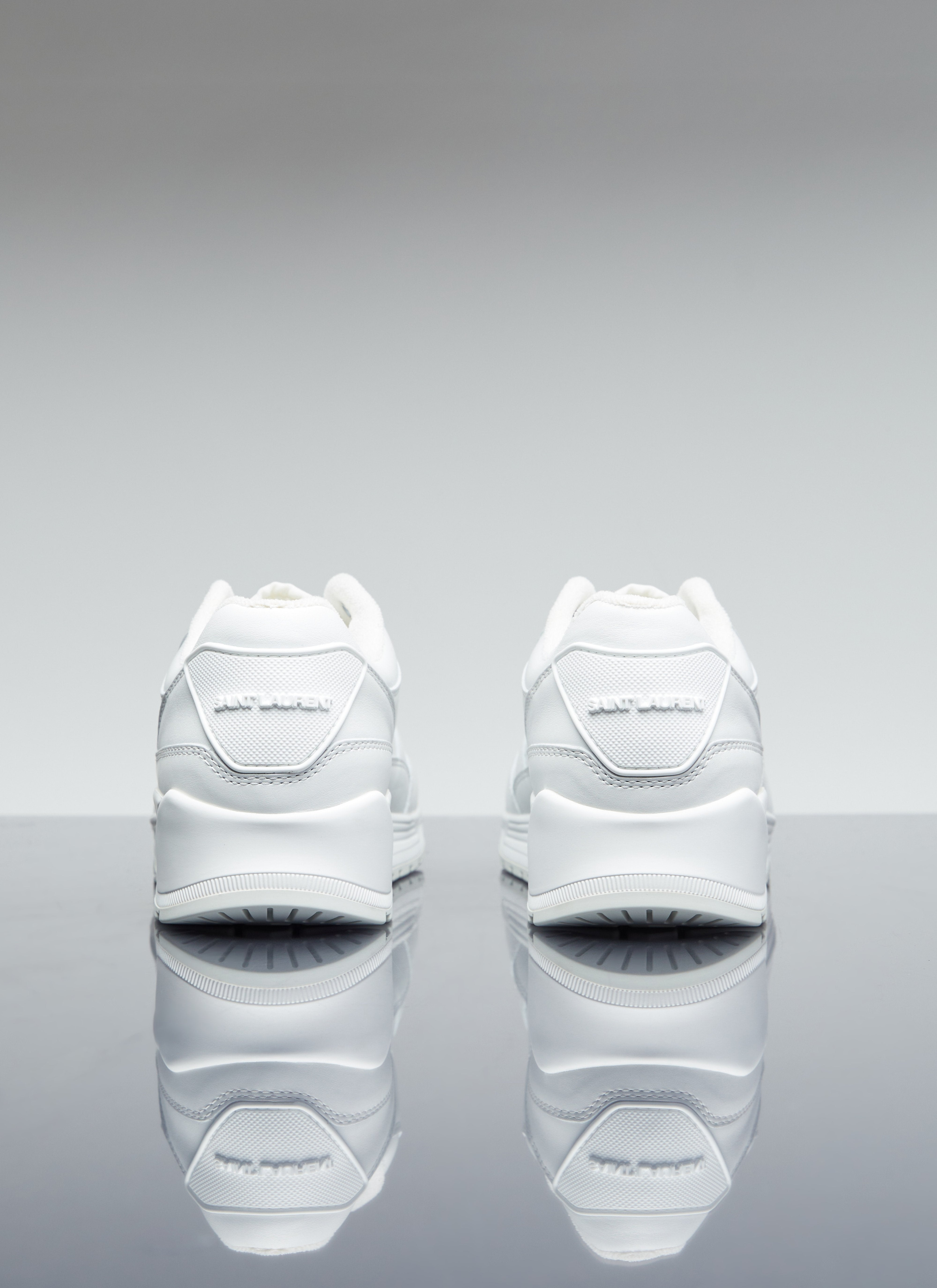 Saint Laurent Men Bump Leather Sneakers - 5