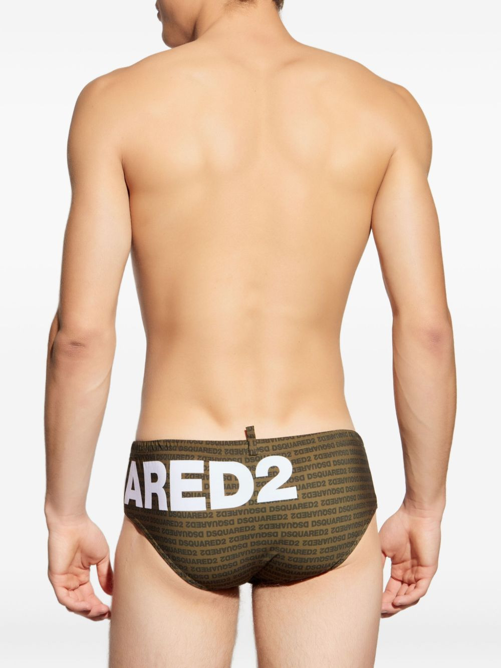 logo-print swim briefs - 4