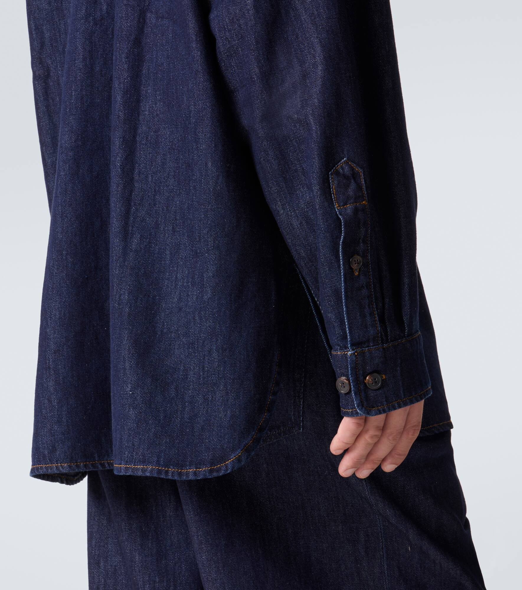 Cotton denim shirt - 7