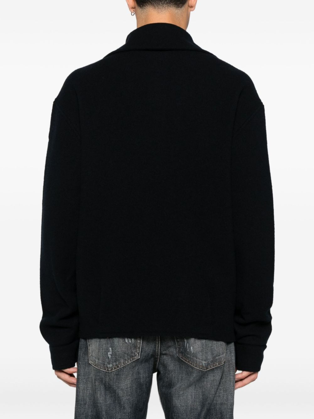 half-zip wool sweater - 4