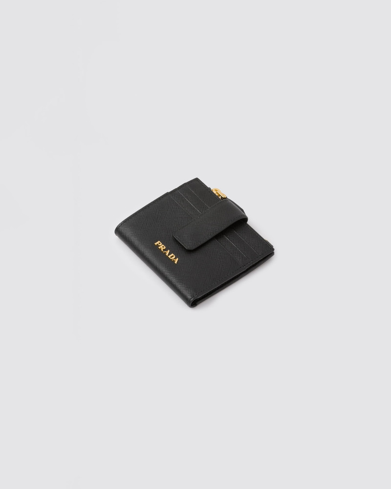 Prada Small Saffiano leather wallet outlook