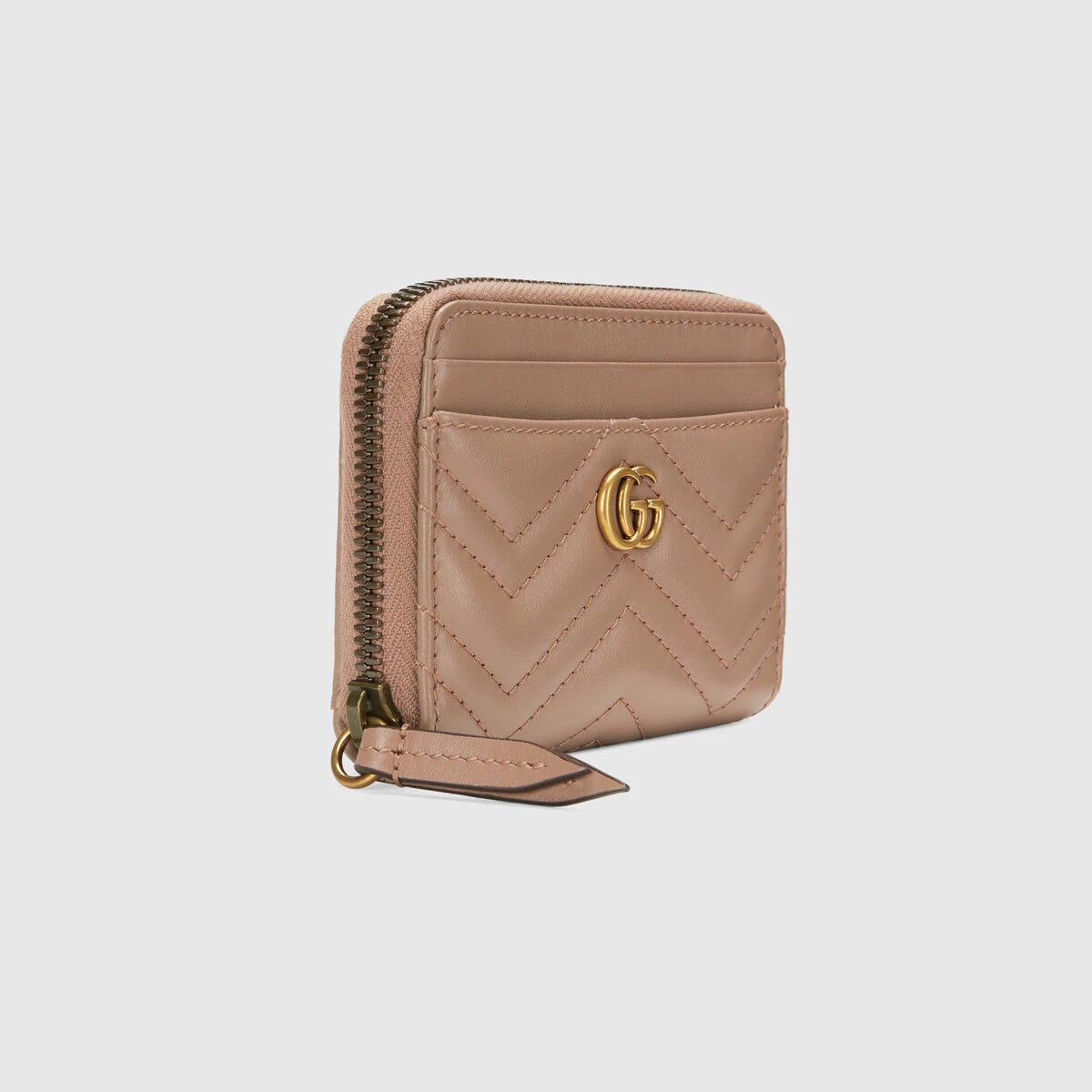 GG Marmont matelassé zip card case - 4