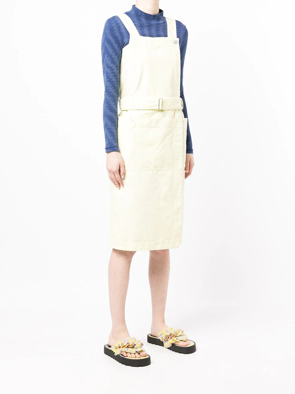cotton pinafore dress - 3