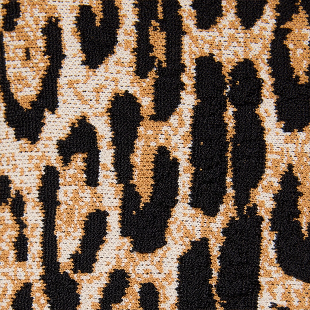 Miniskirt With Jaguar Skin Print - 5