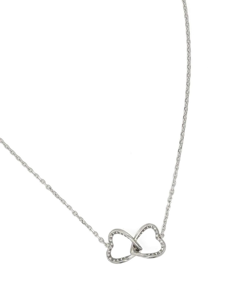 GUESS USA interlocking heart necklace outlook