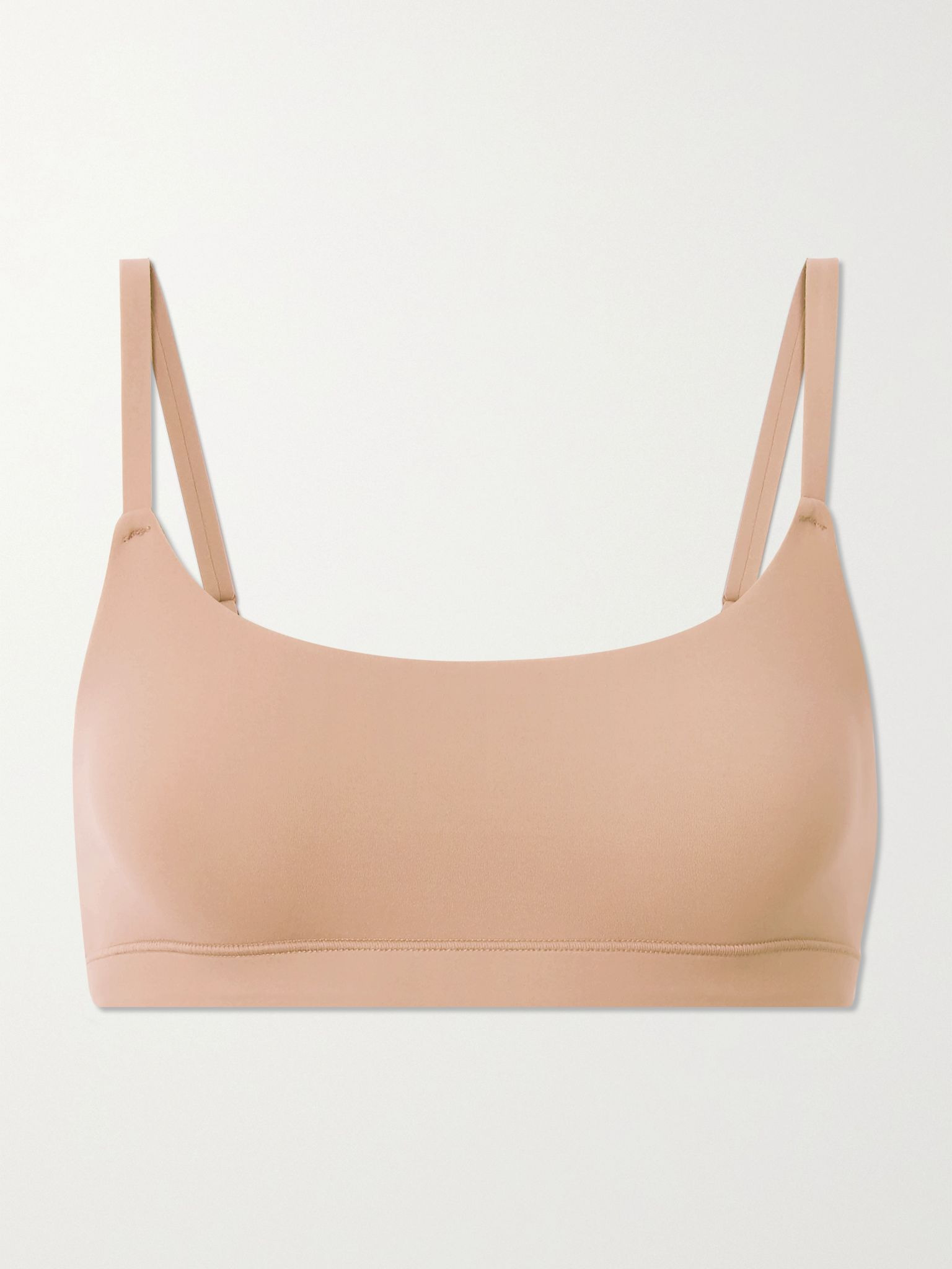 Fits Everybody Scoop Neck Bralette - Clay Beige - 1