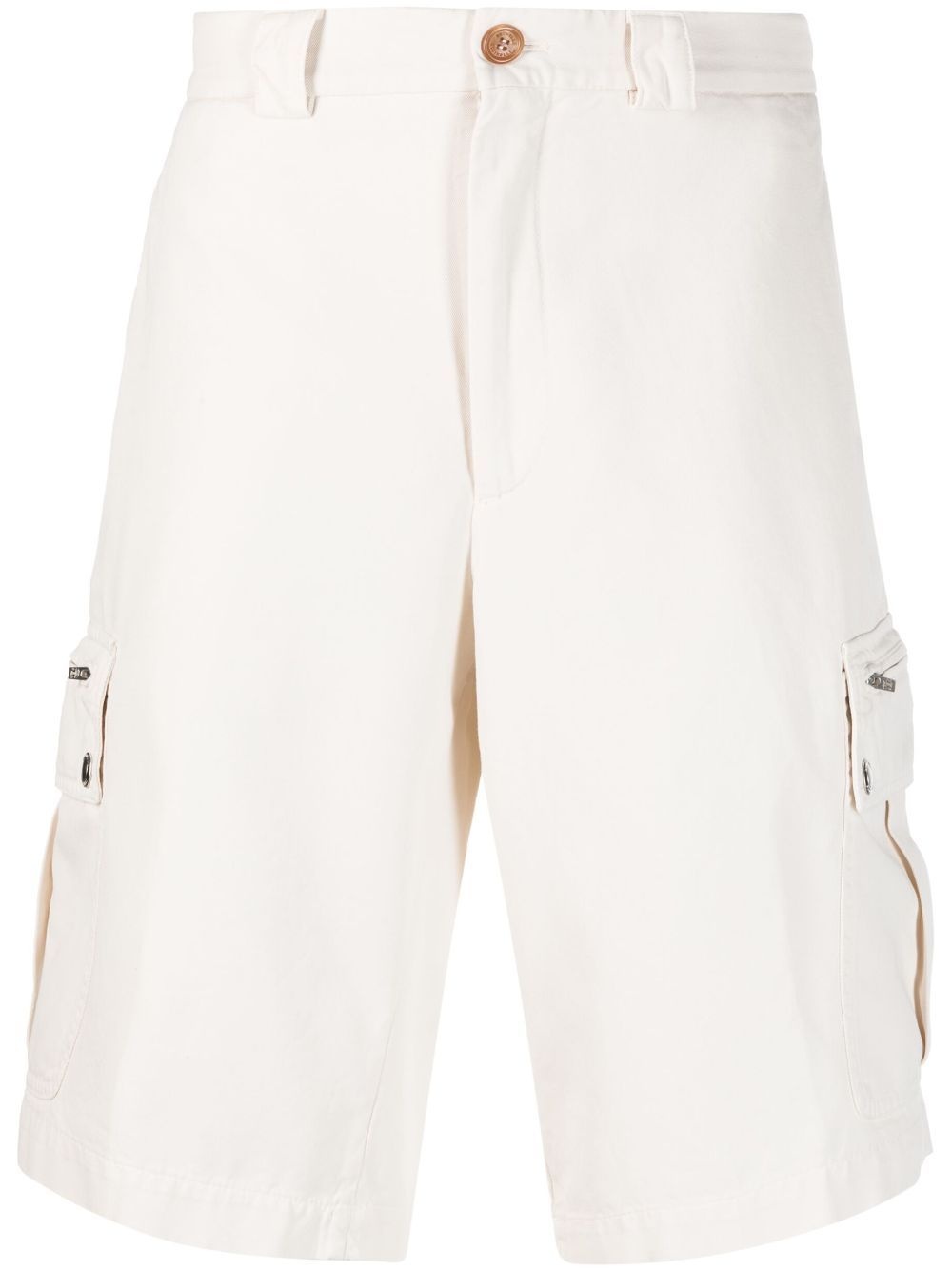 cotton cargo shorts - 1
