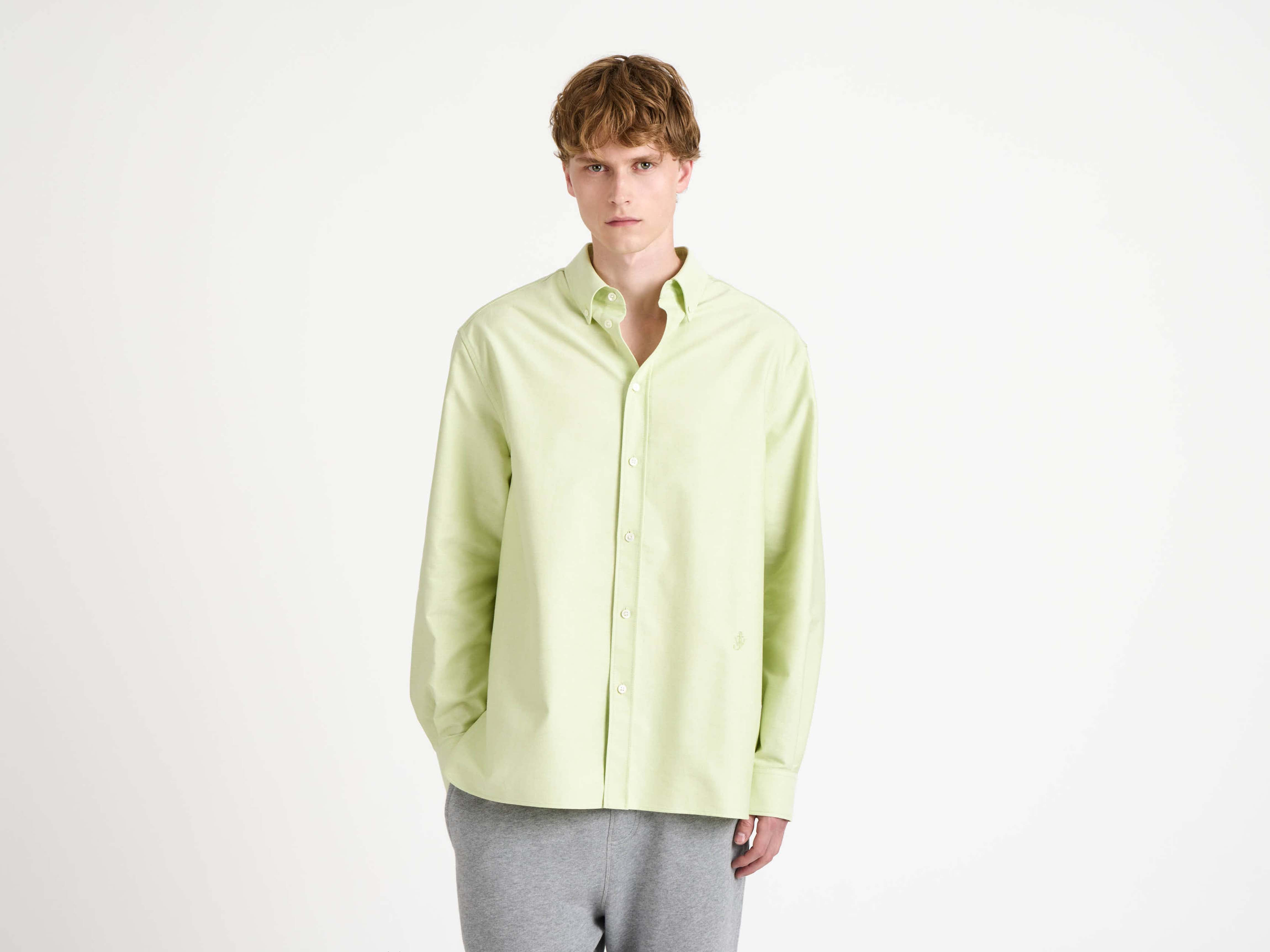 CLASSIC SHIRT IN LIME - 5