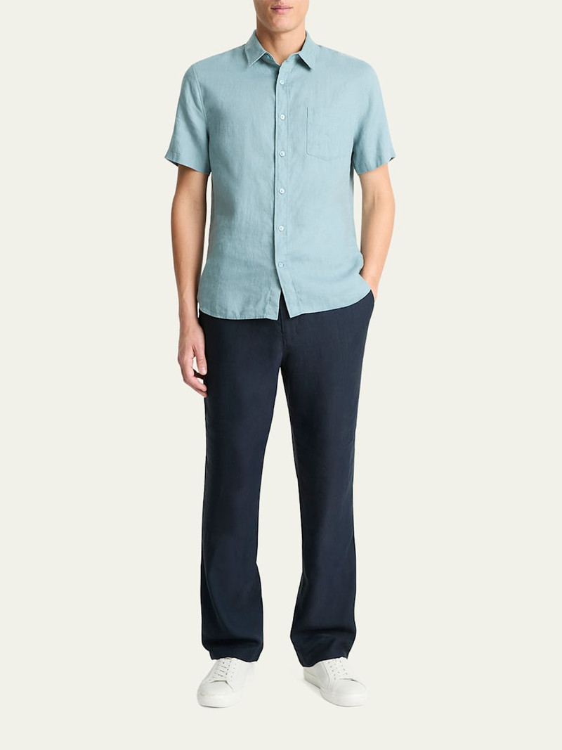 Vince Men's Linen Sport Shirt outlook