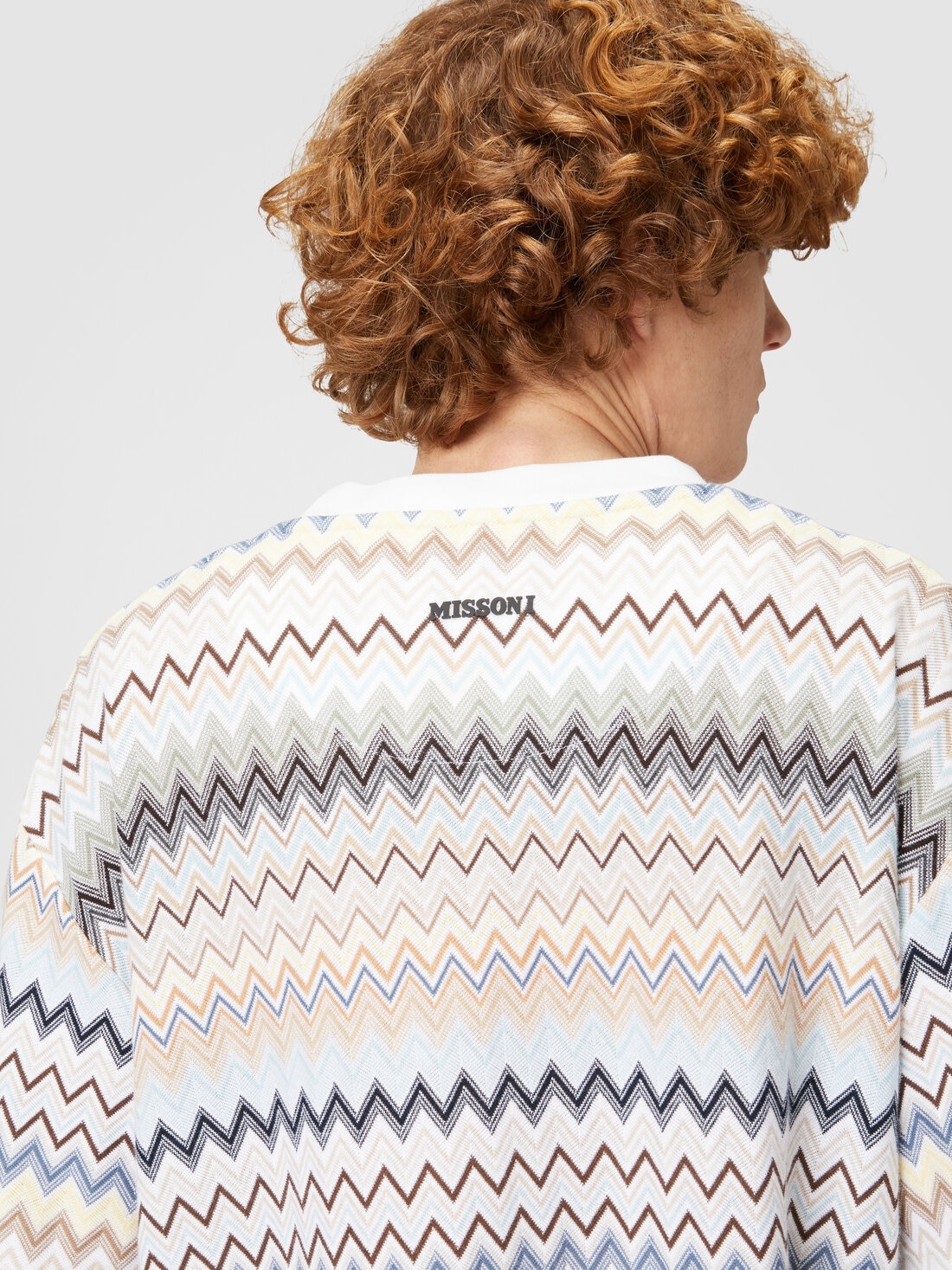 T-shirt with zig zag motif and back logo - 5