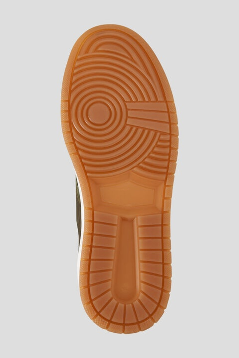 Los Angeles Sneakers in Olive green/Orange/White 6