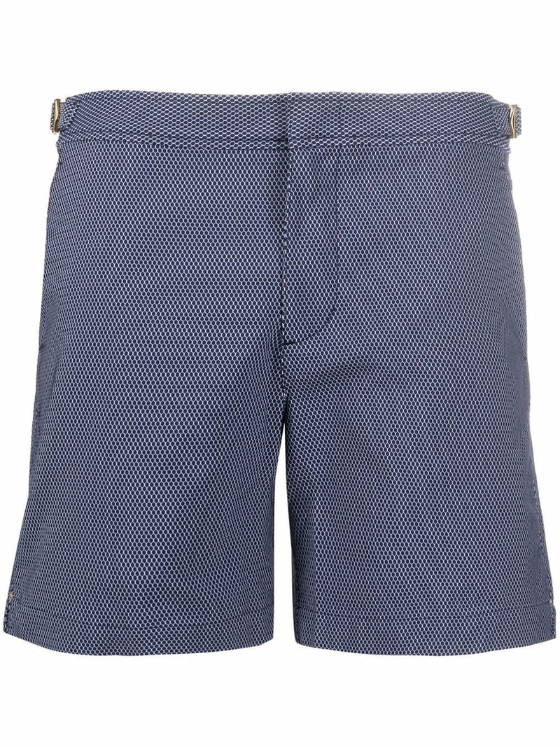 graphic-print swim shorts 1