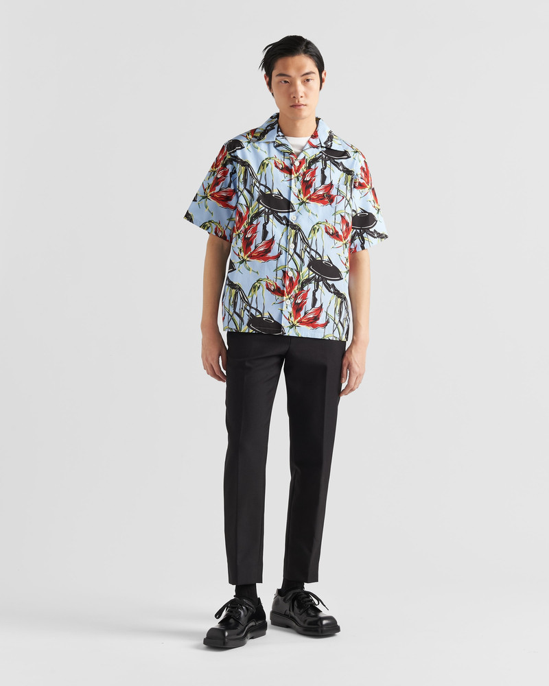 Prada Short-sleeved cotton shirt outlook