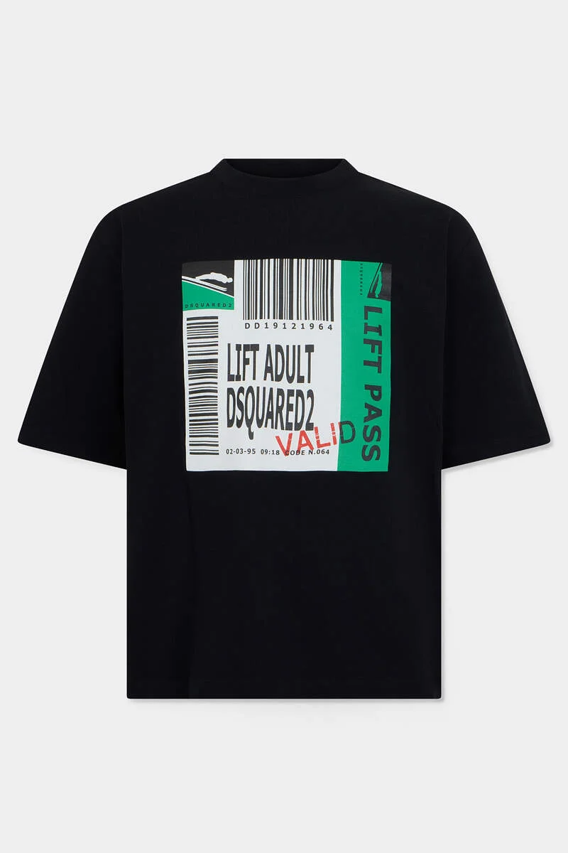 SKI PASS LOOSE FIT T-SHIRT - 1