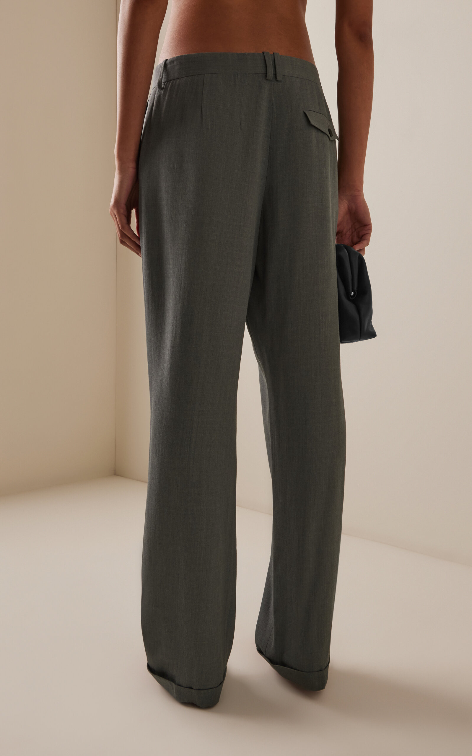 Everhart Wool-Blend Straight-Leg Pants neutral - 4