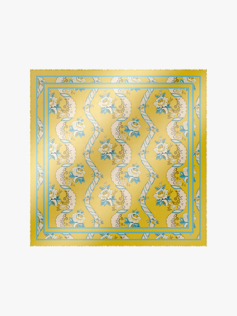 PILLY Printed wool shawl 1