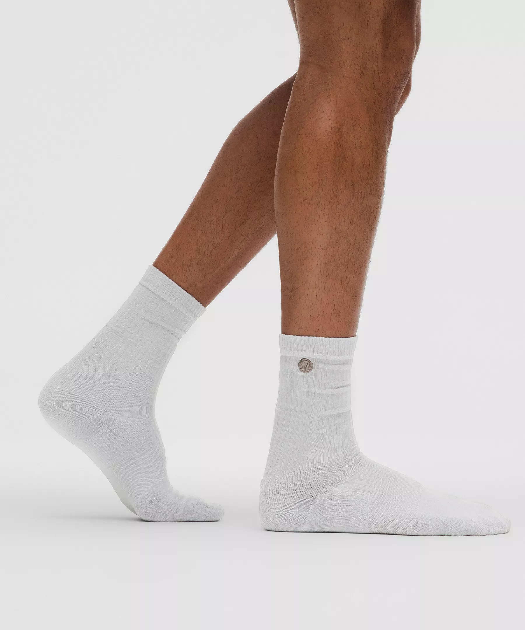 Men's Daily Stride Ribbed Comfort Crew Socks *3 Pack - 3