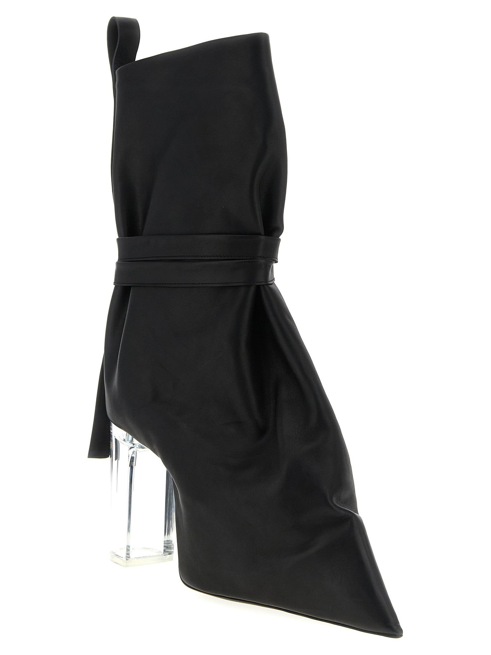 Rick Owens Women 'Tied Taco Kiss' Ankle Boots - 2
