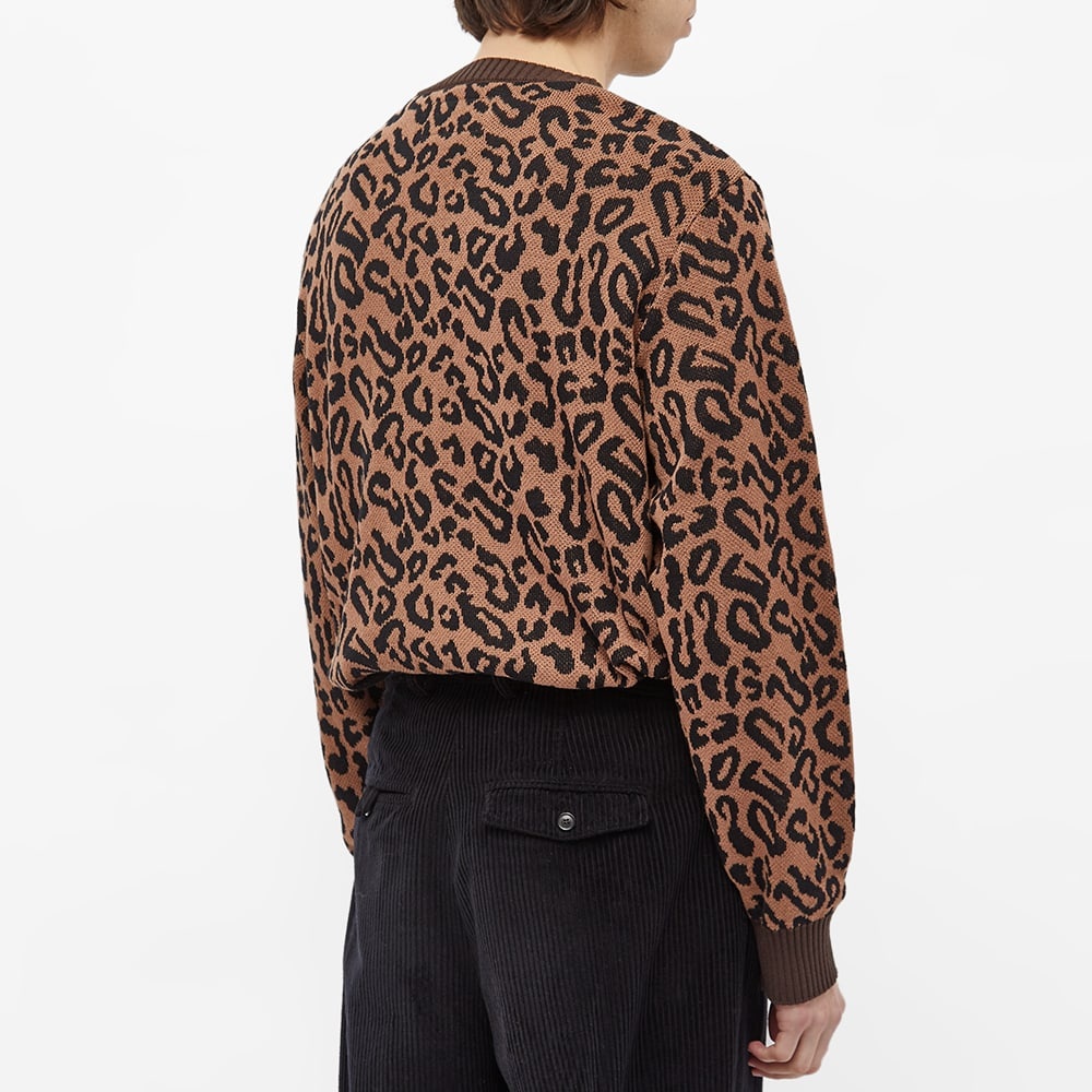 Wacko Maria Type 1 Leopard Jacquard Sweater - 5