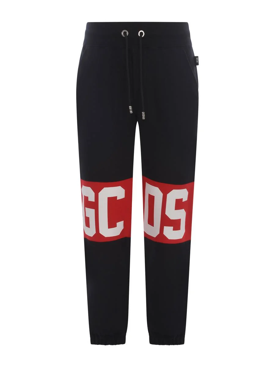 GCDS TROUSERS "BANDE LOGO" - 1