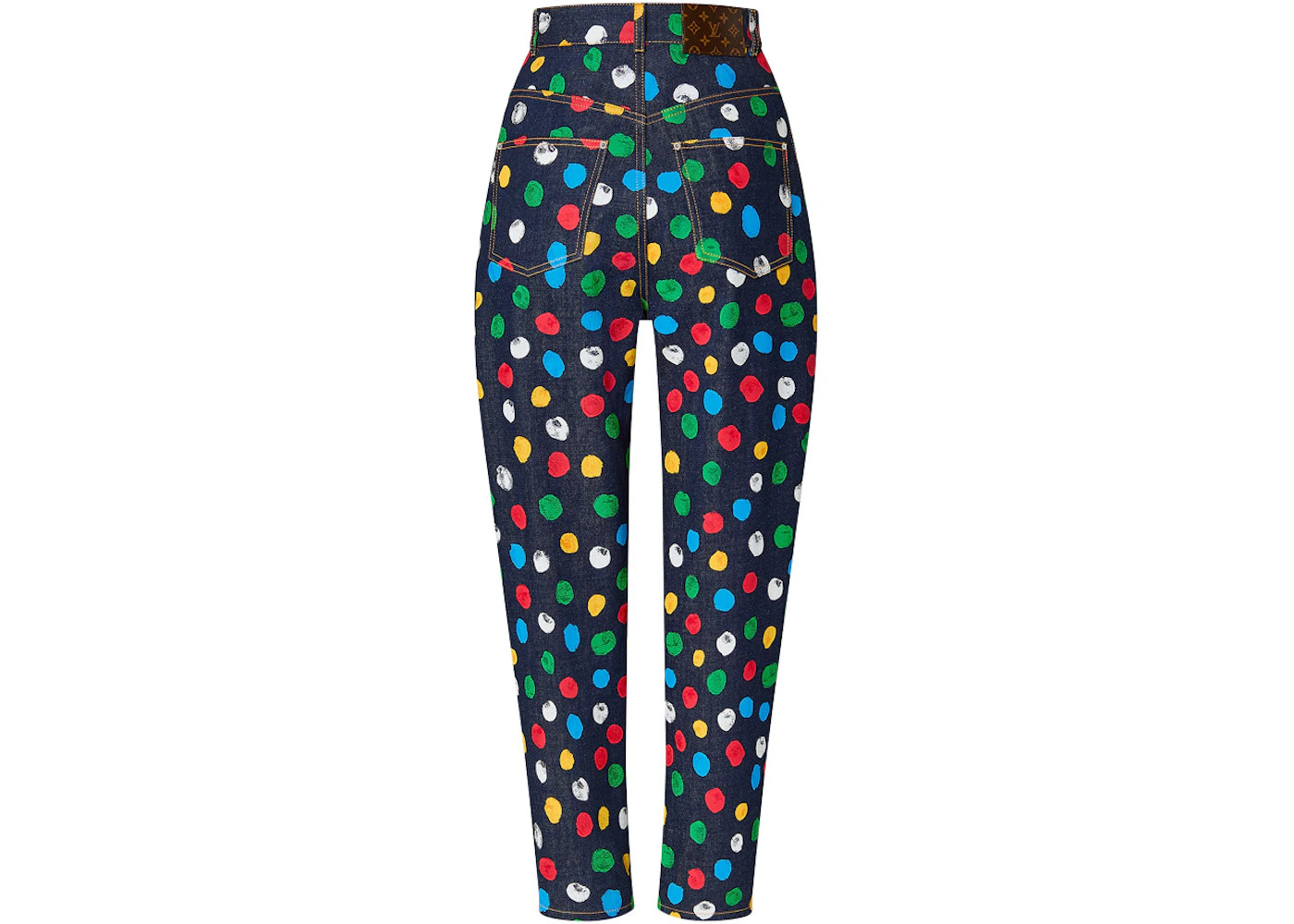 Louis Vuitton x Yayoi Kusama Painted Dots Jeans Indigo/Blue - 2