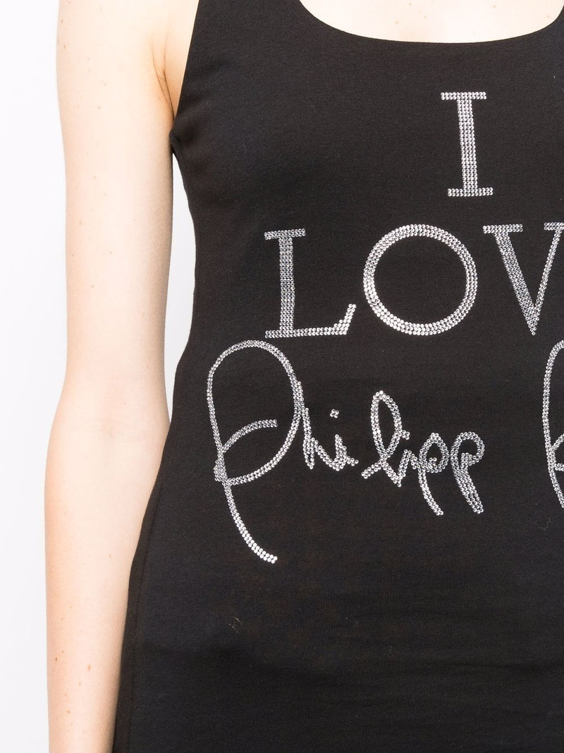 crystal-embellished tank top 5