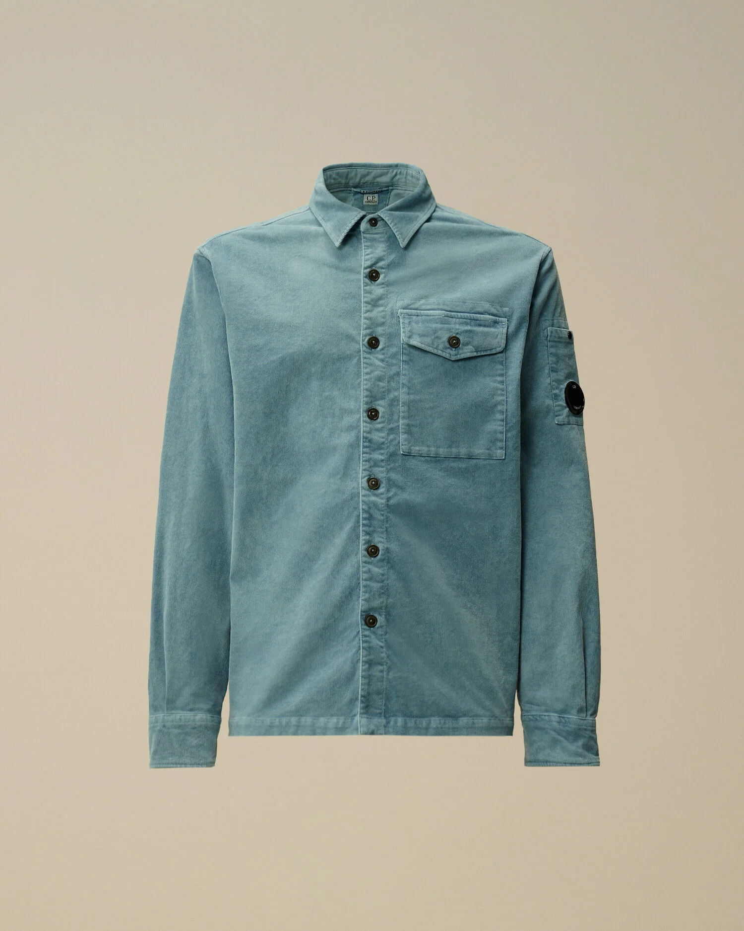 Corduroy Lens Longsleeve Button Shirt - 1