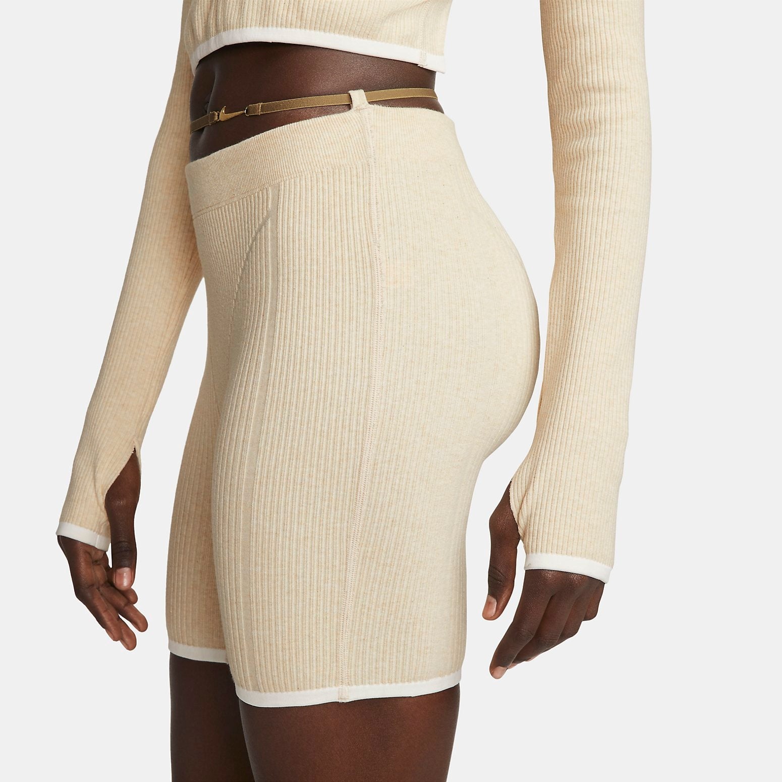 (WMNS) Nike x Jacquemus Le Shorts 'Off White' DN3217-219 - 5