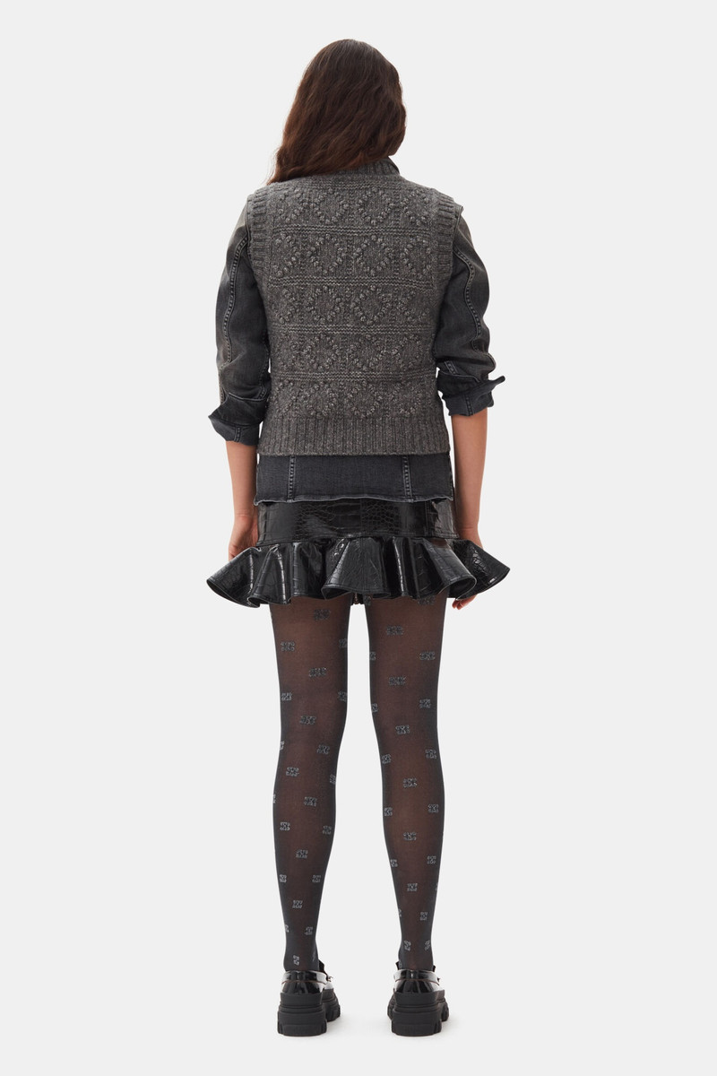 GREY KNIT VEST 5