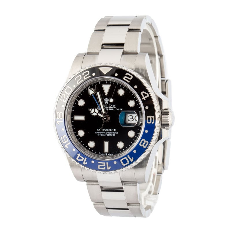 Pre-owned Rolex GMT-Master II Ref 126710BLNR Batman - 2