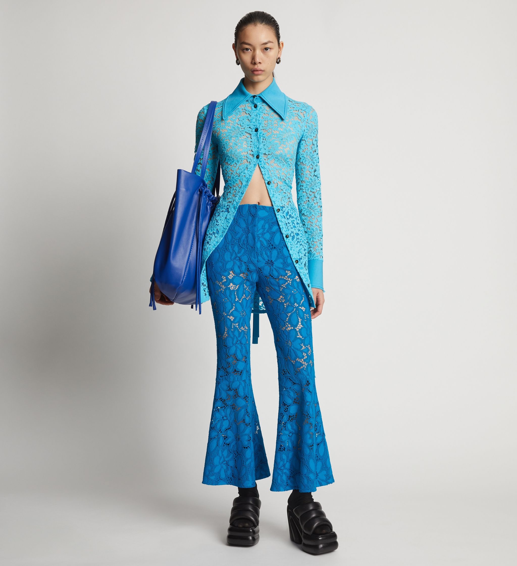 Lace Suiting Pant - 2