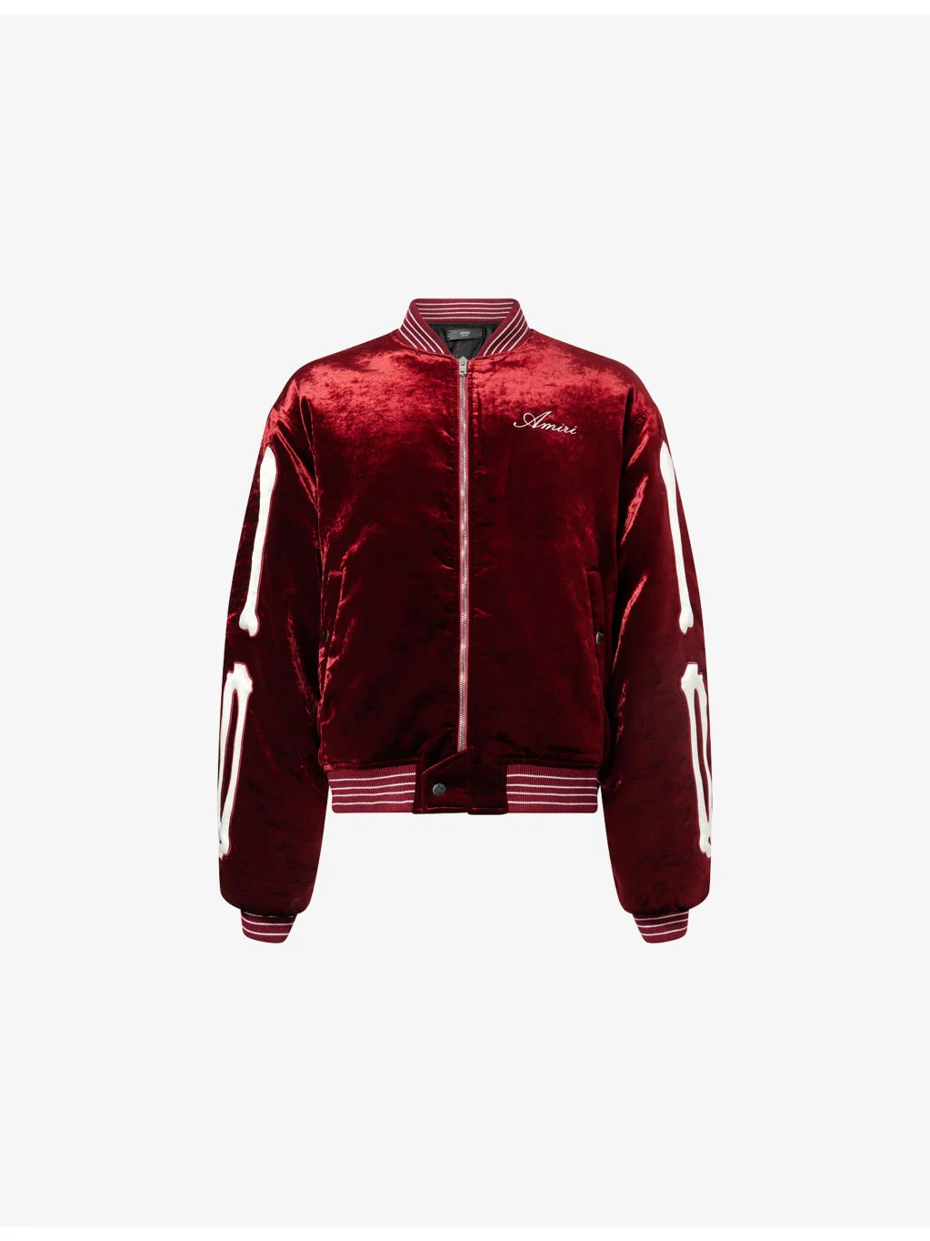 Bones Velvet Bomber Jacket - 1