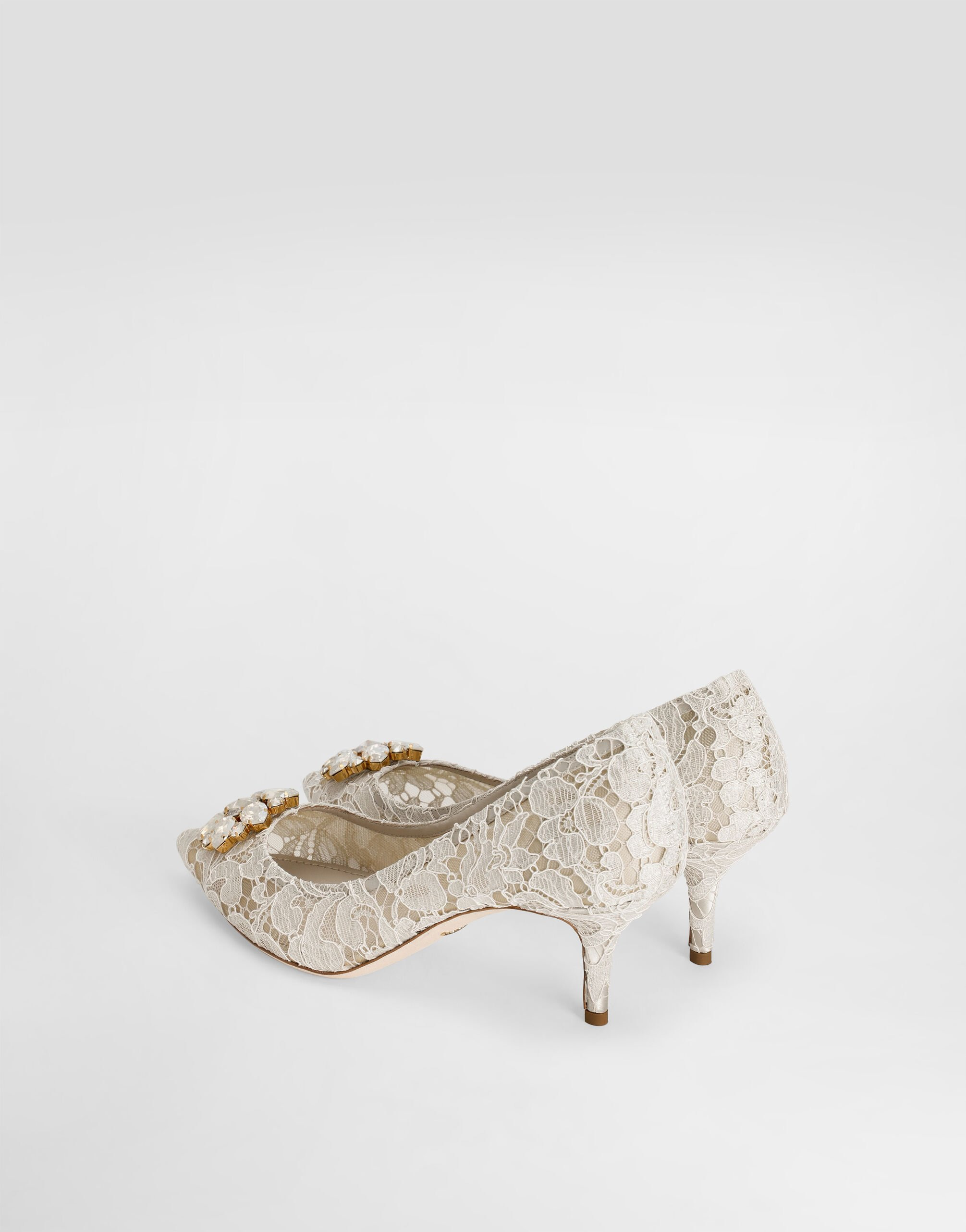 Pump in Taormina lace with crystals - 3
