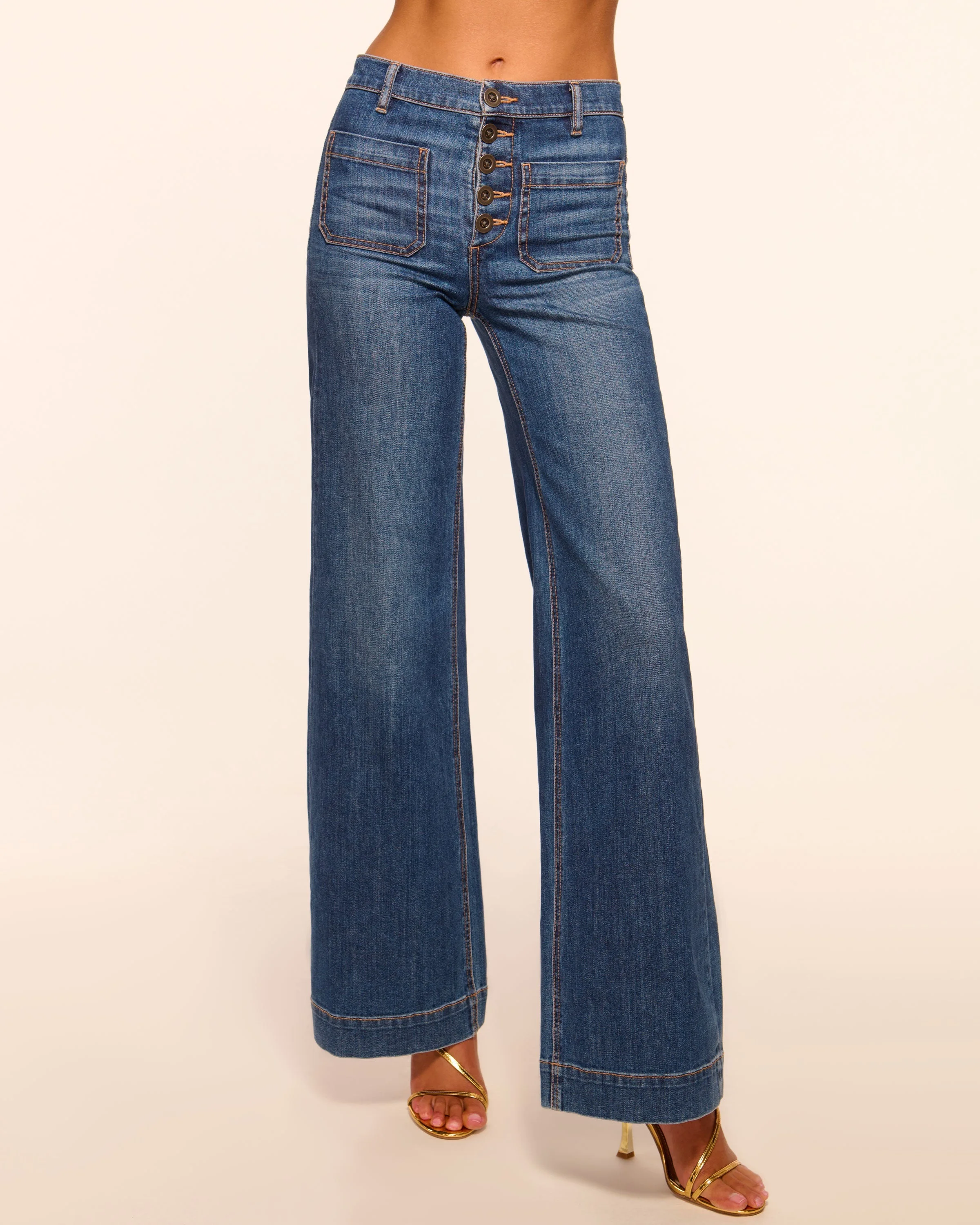 Cindy High-Rise Wide Leg Jean - 1