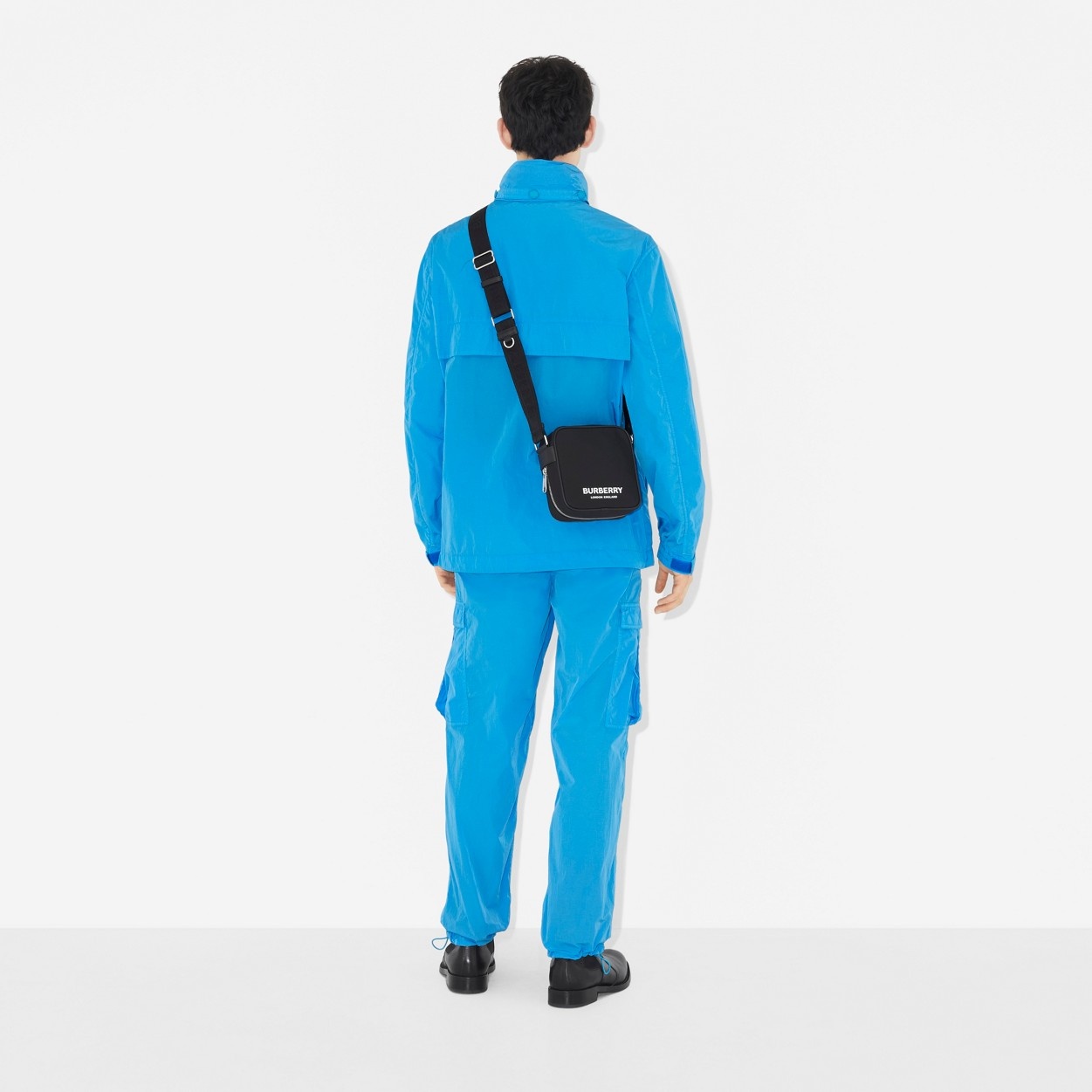 Logo Print Nylon Square Paddy Bag - 4