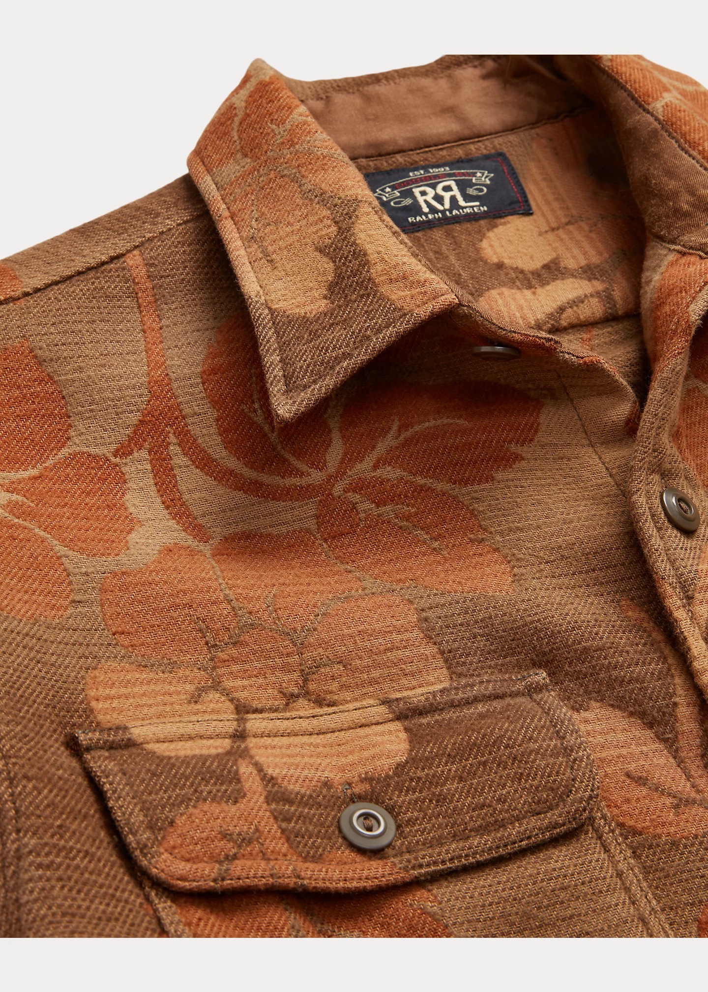 Floral Jacquard Workshirt - 3