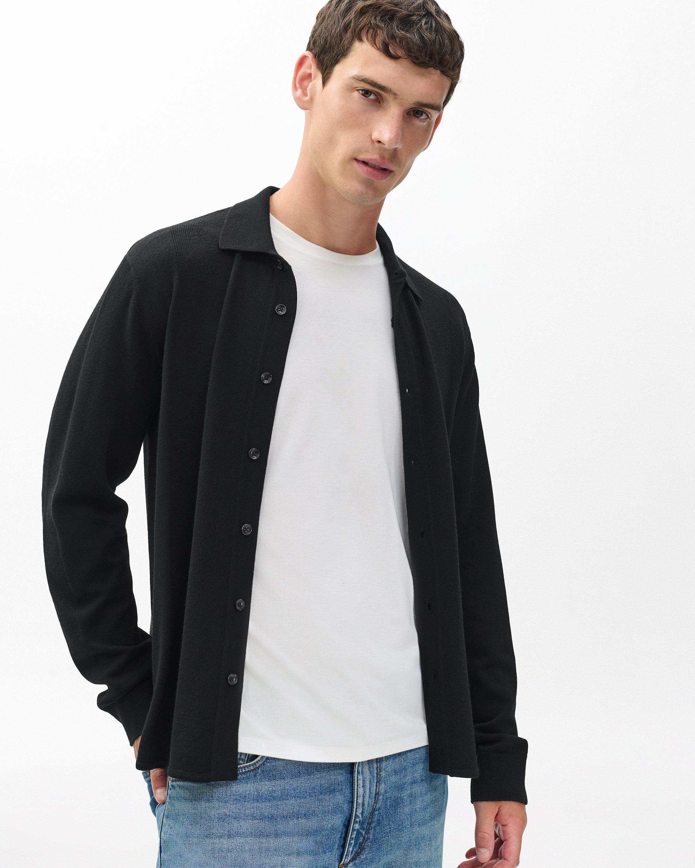 Crawford Wool-Cashmere Knit Shirt - 2