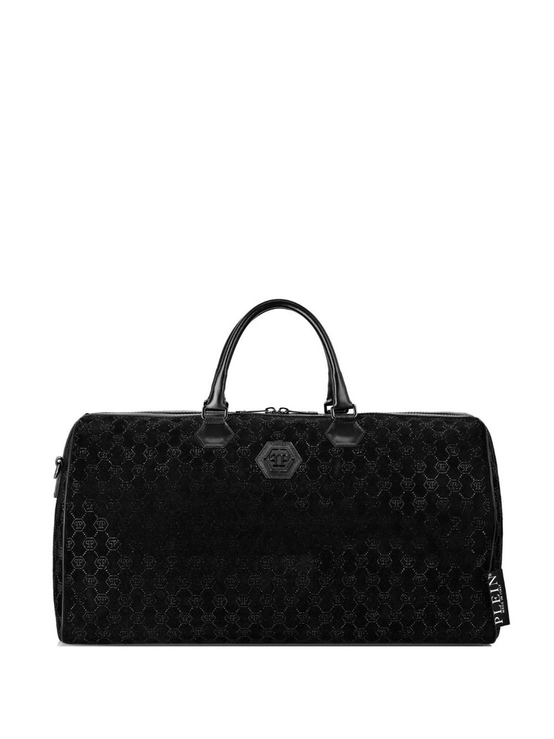 logo-pattern travel bag 1
