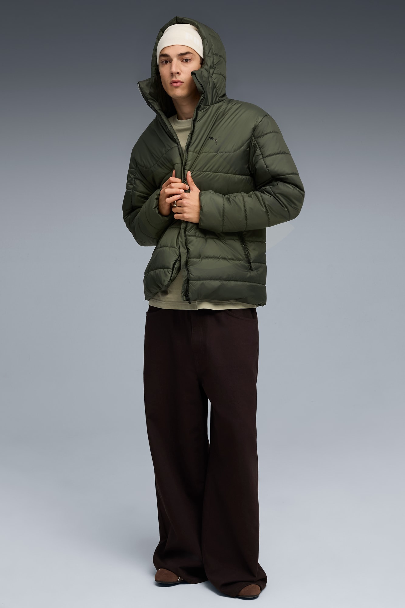 ESS Hooded Padded Jacket Men - 5